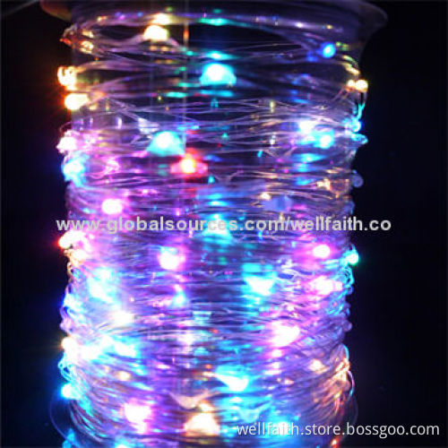 Novelty String Light with Multi-color 10M100 Light and Coiling Block Packing